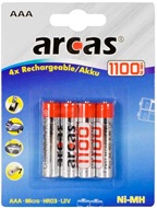 Arcas 1100 mAh AAA oplaadbare batterijen